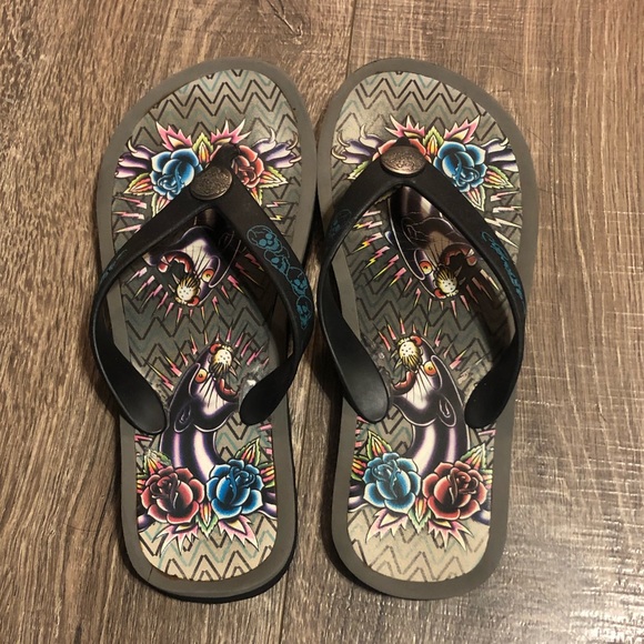 ed hardy sandals